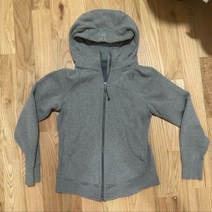 Lululemon Full Zip Grey Scuba Size 8